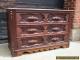 Antique Victorian Late 1800's Solid Walnut Dresser,Chest of Drawers for Sale