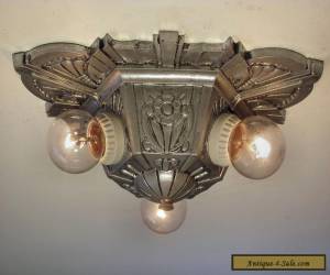 Item SPECTACULAR! Restored Antique ART DECO Lincoln Light Fixture - PAIR AVAILABLE for Sale