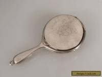 Antique Sterling Silver Miniature Hand Mirror Compact