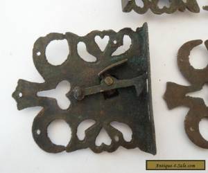 Item 3 x Antique ? Victorian/ French lock catches....no keep or keys. for Sale