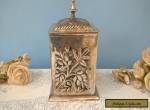 VINTAGE SILVER PLATED SUGAR BOX TEA CADDY  for Sale