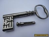 georgian strong box key with dust cap