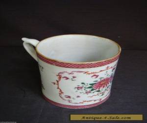 Item LARGE ANTIQUE 19TH CENTURY CHINESE FLORAL TANKARD for Sale