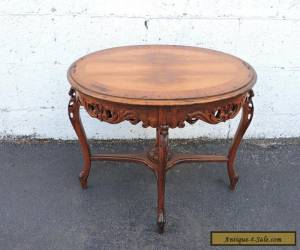 Item French Carved Walnut Small Coffee Table or Side Table 7508 for Sale