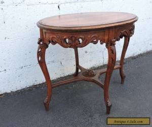 Item French Carved Walnut Small Coffee Table or Side Table 7508 for Sale