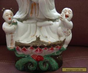 Item Chinese Porcelain Kwan Yin with Kids for Sale