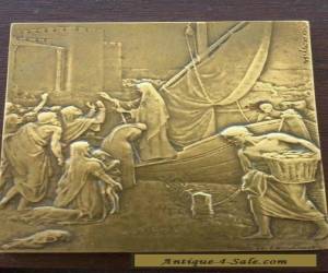 FRENCH BRONZE ART PLAQUE - HENRY DROPSY (Purvis de Chavannes, St Genevieve) for Sale