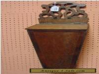 antique oak candle box