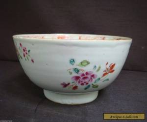 Item ANTIQUE 19TH CENTURY CHINESE BOWL FLOWERS AND BIRD for Sale