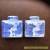 PAIR Vintage Chinese Blue and White Porcelain Square Vase for Sale