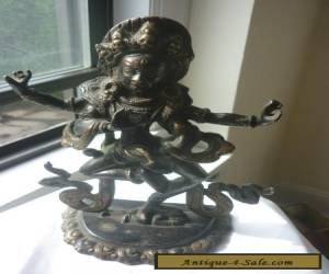 ANTIQUE BRONZE HINDU GODDESS INDIA for Sale