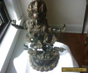 Item ANTIQUE BRONZE HINDU GODDESS INDIA for Sale