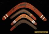 Group of 4 retro returning boomerangs 70s for Sale