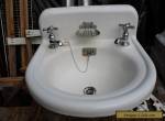  ANTIQUE WHITE CAST IRON FARMHOUSE SINK   for Sale