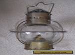 Lovely Vintage Glass Oil Lantern  for Sale