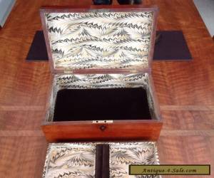 Item Elegant Victorian Jewellery/Sewing Box With Fab Interior for Sale