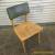 Mid Century Library Furniture Wood Chair With Book Shelf Office Vintage for Sale