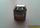 ANTIQUE 19TH CENTURY DUTCH SILVER SPICE BOX for Sale