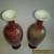 Pair Chinese Peach Bloom Porcelain Vases   for Sale