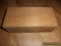 vintage oak wooden box