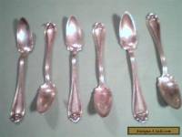 Oneida Wm A Rogers SXR Silverplate 6 Fruit  Spoons 1910 Abington 