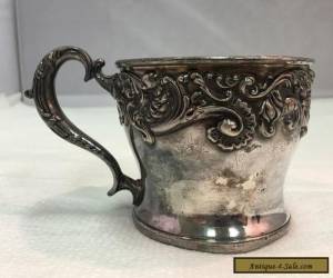 Item Superior Silverplate Cup, Shaving Mug for Sale