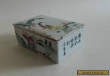  Antique Chinese Porcelain  Ink Pot Box ~ Calligraphy  for Sale