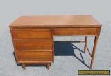 Vintage Danish Mid Century Modern Style Writing DESK 4 Drawers Peg Legs  for Sale