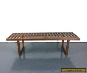 Item Vintage Mid Century Danish Modern Teak Bench Coffee Table Peter Lovig Nielsen for Sale