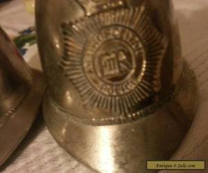 Item VINTAGE METROPOLITAN POLICE HELMET BELL H. SEENER BOBBIE ENGLAND for Sale