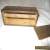 VINTAGE SLIDING TOP PINE WOODEN BOX for Sale