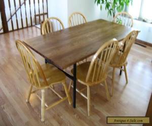 Item Dining Table/Desk. Vintage Industrial, Mid Century, reclaimed wood, rustic  for Sale