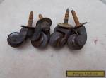 Set of 4 Victorian Castors for Sale