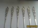 a set of vintage/antique solid siver  spoons for Sale