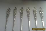 a set of vintage/antique solid siver  spoons for Sale
