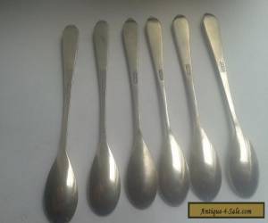 Item a set of vintage/antique solid siver  spoons for Sale