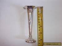 Antique Sterling Silver Bud / Trumpet Vase