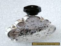 Antique SILVER perfume bottle 900 - ART DECO