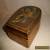 ANTIQUE CARVED WOODEN COLLAR BOX for Sale