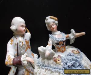 Item Nice Dresden made in Gremany Antique couple dance #20456 for Sale