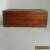 Hand Carved & Stained Wooden Box. for Sale