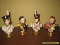 4 Rudolf Kammer busts of Napoleon Marshals, Dresden , Germany