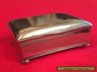 Vintage Silver Plated Trinket Box c.1930's