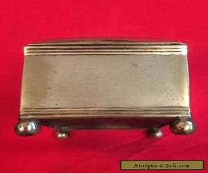 Item Vintage Silver Plated Trinket Box c.1930's for Sale