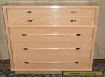 HOOKER MAINLINE TALL CHEST Mid Century Modern 4 Drawer Dresser VINTAGE for Sale