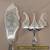 WOW! Vintage Embossed French Silver Plate Fish Serving Set - Fork & Slide/Server for Sale