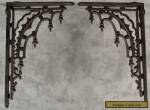 2 ARCHITECTURAL GOTHIC RENAISSANCE Cast Iron SHELF BRACKETS WALL CORNER BRACKETS for Sale