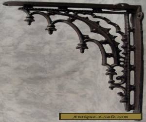 Item 2 ARCHITECTURAL GOTHIC RENAISSANCE Cast Iron SHELF BRACKETS WALL CORNER BRACKETS for Sale