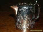 ANTIQUE STERLING SILVER CREAM JUG for Sale