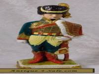 VTG SCHEIBE-ALSBACH PORCELAIN NAPOLEONIC WAR SOLDIER OFFICER FIGURINE